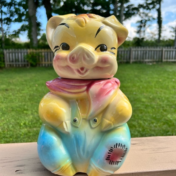 Vintage Piggy Cookie Jar